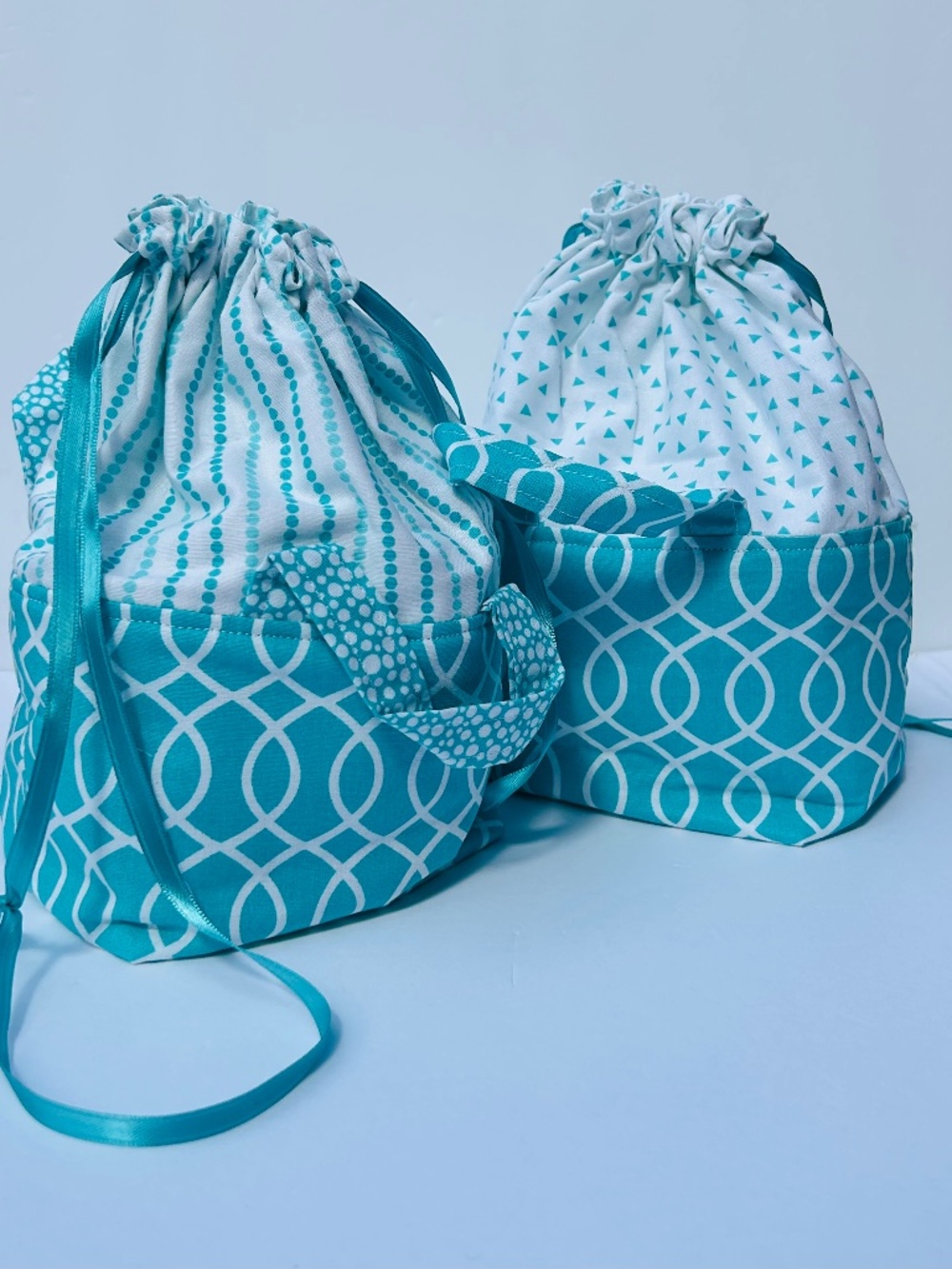 Handmade Gift/Keepsake Fabric Drawstring Bags